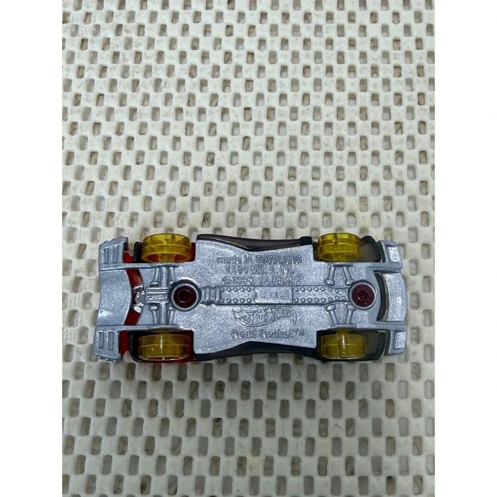 Hot Wheels Road Rocket Translucent Red 1995 Mattel Diecast Race Car Thailand